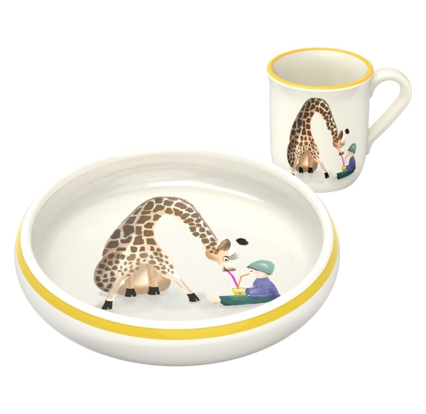 Kinderset Kind Giraffe mit Kind